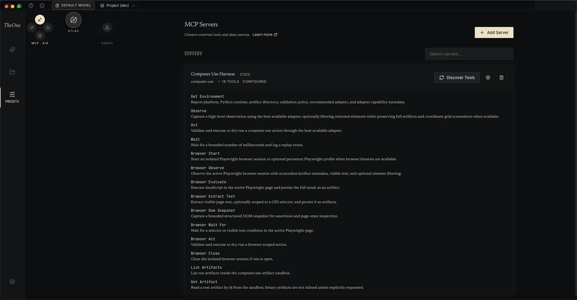 MCP servers